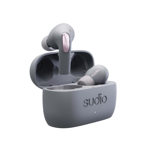 Sudio E2, kabelloser In-Ear Bluetooth Kopfhörer, grau>