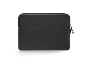 Trunk Leder Sleeve für MacBook Air/MacBook Pro 13&amp;quot;, schwarz