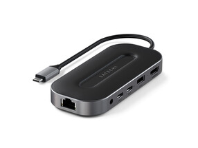 Satechi USB4 Multiport Adapter mit 2.5G Ethernet, space grau