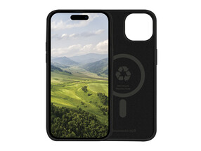 dbramante Monaco Silikon Case mit MagSafe für iPhone 15, schwarz