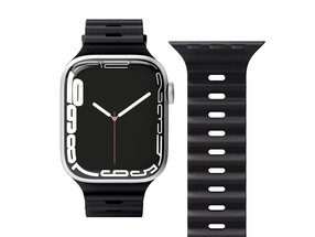 Vonmählen Wave-Armband für Apple Watch 38/40/41 mm, schwarz