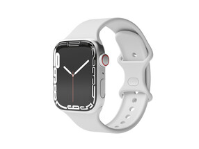 Vonmählen Silikon Loop One für Apple Watch 42/44/45/49 mm, hellgrau