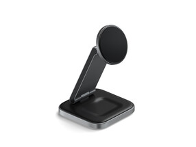 Satechi 3-in-1 Foldable Qi2 Wireless Charging Stand, schwarz