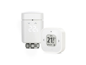 Eve Thermo Raumkomfort-Set für Apple Home, 1 Eve Thermo + 1 Eve Thermo Control
